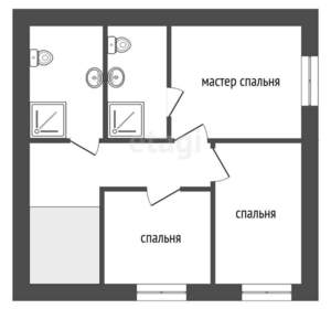 Дом 93м², 2-этажный, участок 3 сот.  