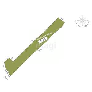 Дом 80м&sup2;, 1-этажный, участок 21 сот.  