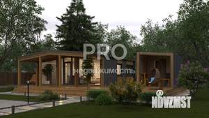 Дом 75м&sup2;, 1-этажный, участок 1 сот.  