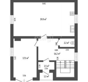 Дом 210м², 3-этажный, участок 9 сот.  