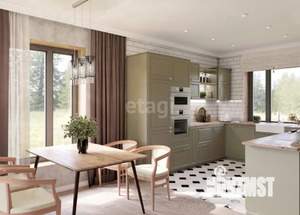 Дом 108м&sup2;, 1-этажный, участок 8 сот.  