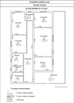 Дом 243м², 1-этажный, участок 9 сот.  
