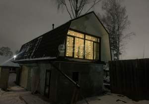 Дом 76м&sup2;, 2-этажный, участок 9 сот.  