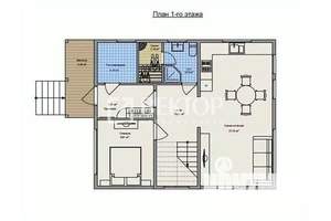 Дом 142м&sup2;, 2-этажный, участок 20 сот.  