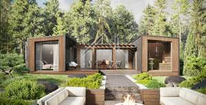 Дом 108м&sup2;, 1-этажный, участок 1 сот.  