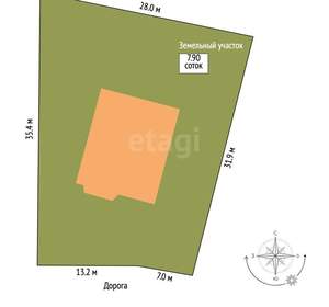 Дом 209м&sup2;, 2-этажный, участок 9 сот.  