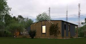 Дом 75м&sup2;, 1-этажный, участок 1 сот.  