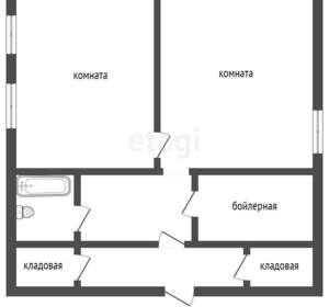 Дом 51м², 1-этажный, участок 7 сот.  