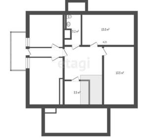 Дом 152м², 2-этажный, участок 18 сот.  