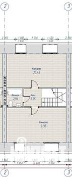 Таунхаус 153м², 3-этажный, участок 16 сот.  