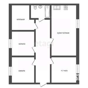 Дом 120м², 1-этажный, участок 8 сот.  