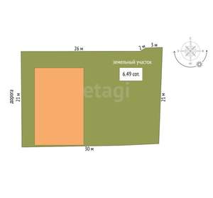 Дом 150м², 2-этажный, участок 7 сот.  