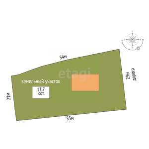 Дом 163м&sup2;, 2-этажный, участок 14 сот.  