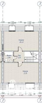 Таунхаус 153м², 3-этажный, участок 16 сот.  