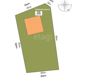 Дом 125м², 2-этажный, участок 8 сот.  