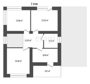 Дом 160м², 2-этажный, участок 9 сот.  