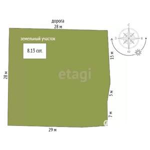 Дача 63м&sup2;, 1-этажный, участок 8 сот.  