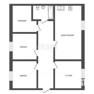Дом 120м², 1-этажный, участок 8 сот.  