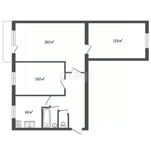 3-к квартира, на длительный срок, 55м2, 5/10 этаж