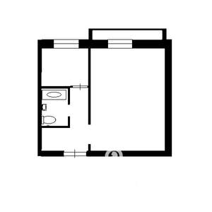 1-к квартира, на длительный срок, 33м2, 6/10 этаж