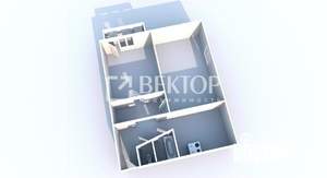 2-к квартира, на длительный срок, 41м2, 5/5 этаж