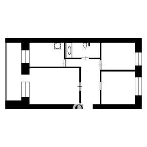 3-к квартира, посуточно, 59м2, 9/9 этаж