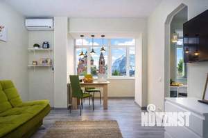 1-к квартира, посуточно, 42м2, 1/1 этаж