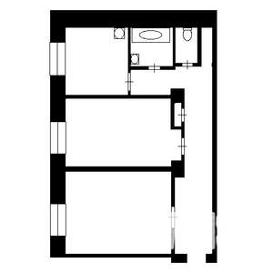 2-к квартира, на длительный срок, 59м2, 1/5 этаж