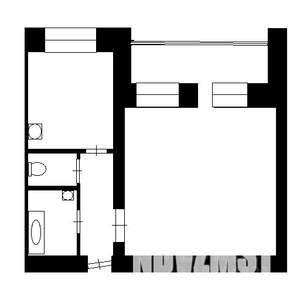 1-к квартира, на длительный срок, 40м2, 5/17 этаж