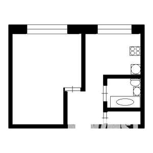 1-к квартира, на длительный срок, 35м2, 3/9 этаж