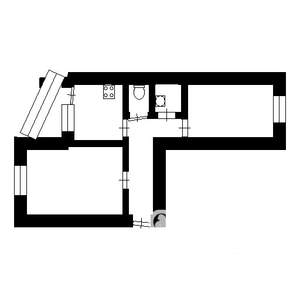 2-к квартира, на длительный срок, 52м2, 4/5 этаж