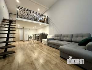 Студия квартира, посуточно, 46м2, 1/3 этаж