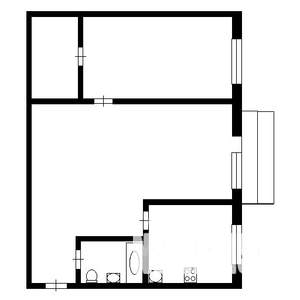 2-к квартира, на длительный срок, 43м2, 5/5 этаж