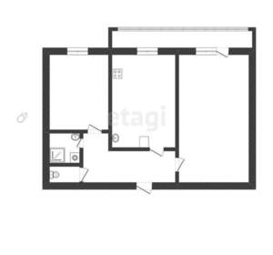 2-к квартира, на длительный срок, 49м2, 7/10 этаж