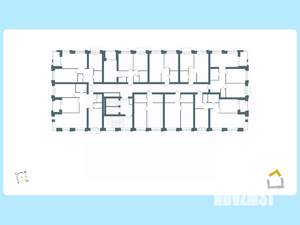 2-к квартира, строящийся дом, 54м2, 3/10 этаж