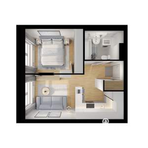 1-к квартира, вторичка, 32м2, 17/17 этаж