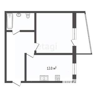 1-к квартира, вторичка, 40м2, 10/17 этаж