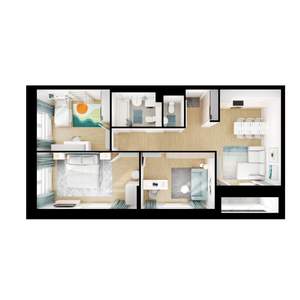 3-к квартира, вторичка, 71м2, 16/17 этаж