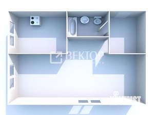 1-к квартира, вторичка, 31м2, 2/5 этаж