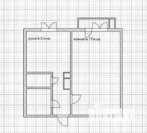 1-к квартира, вторичка, 33м2, 5/10 этаж