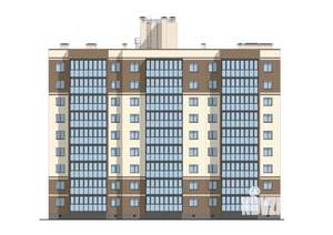 1-к квартира, строящийся дом, 40м2, 2/9 этаж