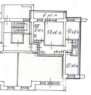 3-к квартира, вторичка, 61м2, 5/9 этаж