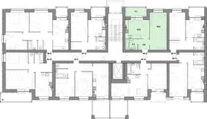 1-к квартира, вторичка, 47м2, 2/4 этаж