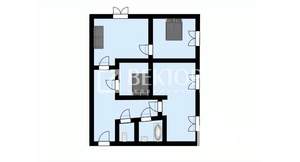 3-к квартира, вторичка, 51м2, 1/5 этаж