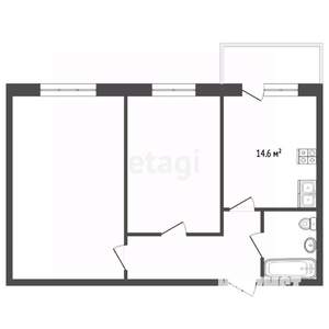 2-к квартира, вторичка, 67м2, 17/18 этаж