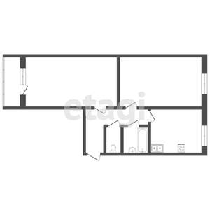 2-к квартира, вторичка, 45м2, 7/9 этаж
