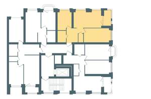 2-к квартира, строящийся дом, 61м2, 6/10 этаж