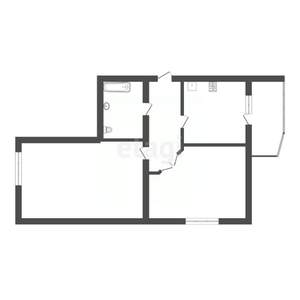 2-к квартира, вторичка, 50м2, 1/5 этаж
