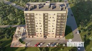 1-к квартира, строящийся дом, 39м2, 2/9 этаж