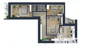 3-к квартира, сданный дом, 89м2, 11/20 этаж